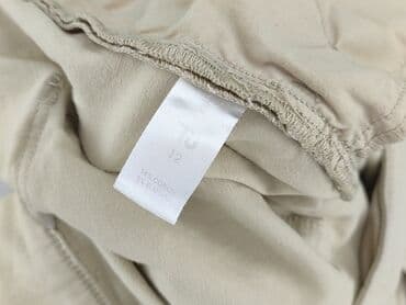 beżowe buty na koturnie ccc: Tu, Spodnie materiałowe damskie, rozmiar L — 5