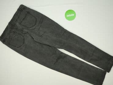 szare szerokie jeansy: Denim Co, Jeansy damskie, rozmiar M — 3