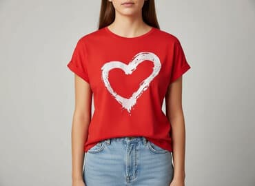 t shirty play comme des garcons: Women`s T-shirt, size S — 1