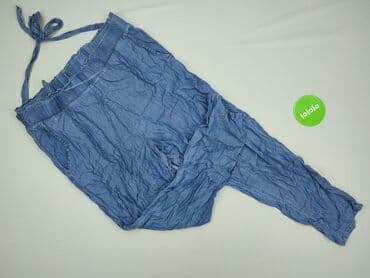 dżinsy luźne: Janina, Spodnie materiałowe damskie, rozmiar 2XL — 2