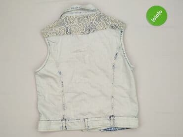 kamizelka jeansowa damska długa: FB Sister, Kamizelka damska, rozmiar M — 4