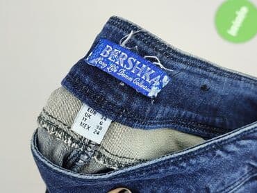 pull and bear obuwie: Bershka, Jeansy damskie, XS — 4