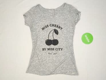 soft grey t shirt: T-shirt damski, rozmiar S — 3