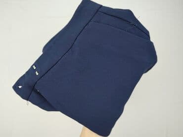 granatowe chinosy damskie: Spodnie materiałowe damskie, rozmiar M — 5