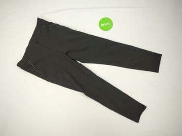 szerokie spodnie pepco: Papaya, Spodnie materiałowe damskie, rozmiar L — 2