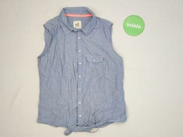 niebieska bluzki z krótkim rękawem: Reserved YFL, Bluzka damska, rozmiar S — 3