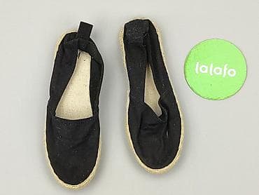hm buciki: Czarne espadryle damskie H&M - Model: klasyczne slip-on - Kolor — 2