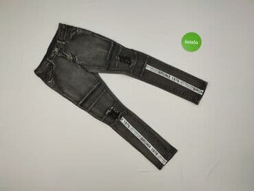 spodnie woskowane matowe: Jeans, 10 years, 134/140, condition - Very good — 2