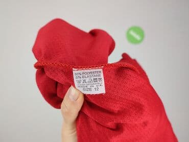 czerwone długie sukienki: Sukienka damska, rozmiar L — 5