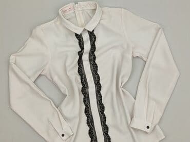sukienki z gipiury dla puszystych: Women's blouse, size S (EU 36) — 1
