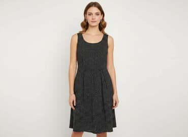 czerwone sukienki w groszki: Sukienka damska, rozmiar S — 5