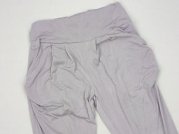 Damskie spodnie typu harem/jogger w kolorze jasnego lila. - Rozmiar