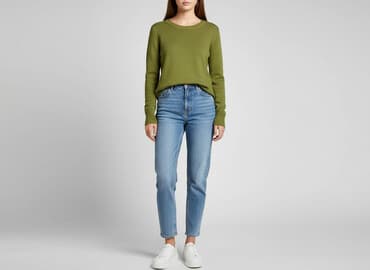 szmaragdowy sweter: H&M Divided, Sweter damski, rozmiar M — 1