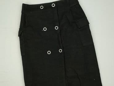 prążkowane spódnice midi: Black, Spódnica damska, rozmiar M — 1