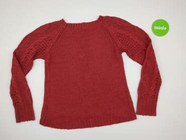 czerwona bluza pull bear: Internacionale, Sweter damski, rozmiar S — 3