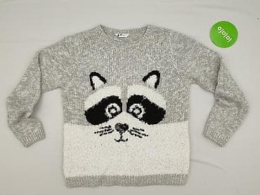 pull and bear bluza szara: Petite, Sweter damski, rozmiar L — 2