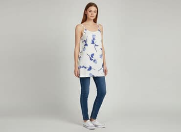 sukienka z bufkami zalando: Zanzea, Tunika damska, rozmiar S — 1