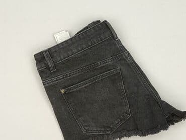 spodenki krótkie skórzane: Denim, Szorty damskie, rozmiar S — 7