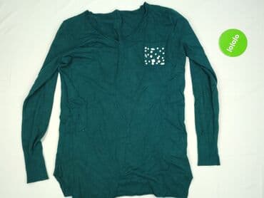 szmaragdowy sweter: Sweter damski, rozmiar M — 3