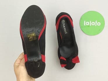 ccc srebrne sandały na obcasie: Półbuty damskie, rozmiar 37 — 5