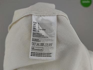 sweter w paski h: H&M, Golf damski, rozmiar L — 5