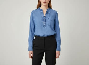 bluzki jeansowe: Massimo Dutti, Bluzka damska, rozmiar S — 7