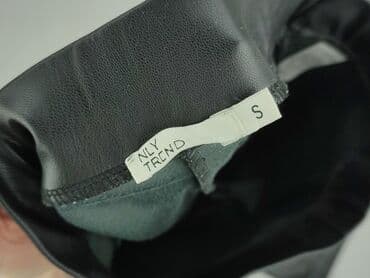 zara spodnie z imitacji skóry: NLY Trend, Spodnie materiałowe damskie, rozmiar S — 4