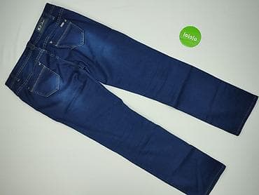 spodnie girlfriend: Jeansy damskie, rozmiar L — 3