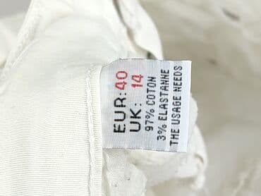 krótkie białe spodenki: Szorty damskie, rozmiar L — 5