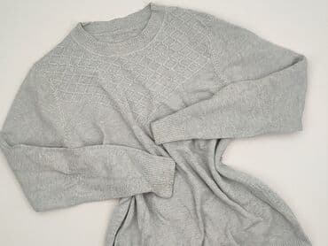 sweter w chmurki reserved: Sweter damski, rozmiar S — 1