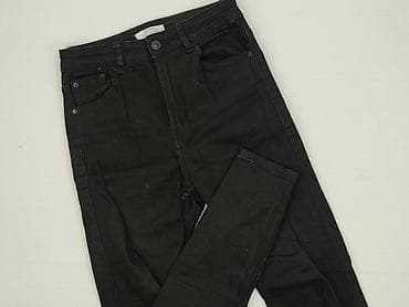 pull and bear botki: Bershka, Jeansy damskie, rozmiar S — 1