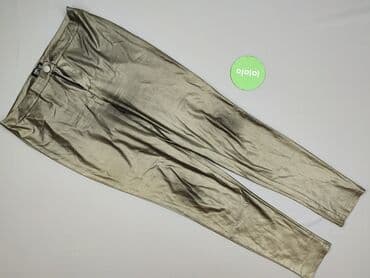 spodnie na impreze: Spodnie materiałowe damskie, rozmiar L — 2