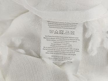 zegarek: Białe zasłony półprzezroczyste z tłoczonym wzorem w jodełkę (flokowane — 5