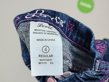 koszulki basic uniqlo: Spodnie jeansowe, Levi's, 3-4 lat, 98/104, stan - Idealny — 4