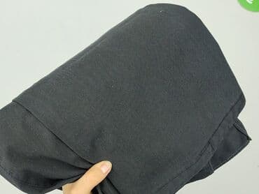 szare szerokie jeansy: Spodnie materiałowe damskie, rozmiar L — 5