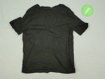 czarne t shirty damskie w serek: Sinsay, T-shirt damski, rozmiar M — 3