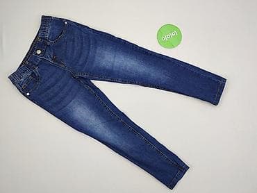 pull and bear jeansy push up: Spodnie jeansowe, Destination, 9 lat, 128/134, stan - Idealny — 2
