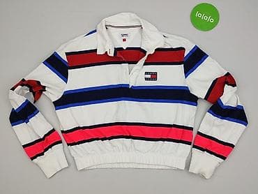 biale trampki tommy: Tommy Jeans, Damska koszulka polo, rozmiar S — 2