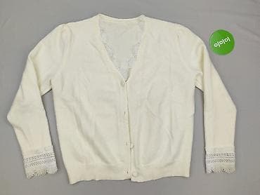 gruby bialy golf: Kardigan damski, rozmiar XL — 2