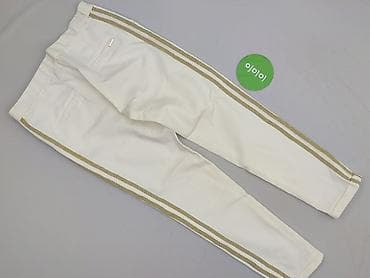 bialy: Freesia, Spodnie materiałowe damskie, rozmiar L — 3