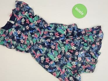 sukienka w geometryczne wzory: Dress, Kiki & Koko, 4-5 years, 104-110 cm, condition - Very good — 2