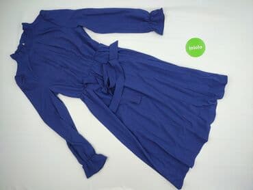 niebieska sukienki midi: Sukienka damska, rozmiar S — 2