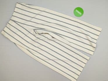 spodnie z lampasami h m: H&M, Material trousers for women, size M — 4