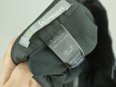 legginsy kolarki: Marks & Spencer, Material trousers for women, size XL (EU 42) — 4