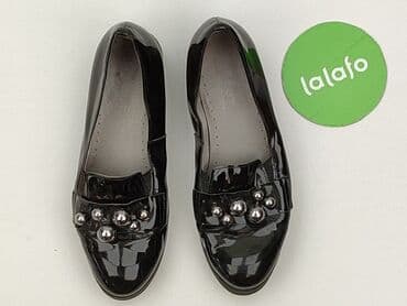 buty na koturnie z futerkiem: Półbuty damskie, rozmiar 37 — 2