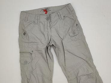 szare dresy cropp: Damskie spodnie cargo QS by s.Oliver - Kolor: jasnoszary - Rozmiar z — 1