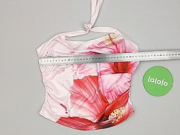 bikini neon: Damski top plażowy/strój kąpielowy – góra typu tankini na szyję - — 6