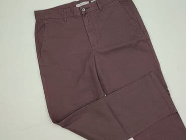 brązowe spodnie woskowane stradivarius: Tu, Chinosy dla mężczyzn, rozmiar L — 1