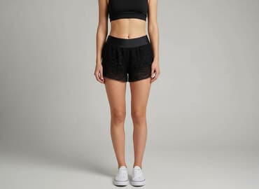 koronkowe krótkie spodenki: Szorty damskie, rozmiar S — 6