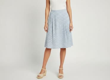 spódniczka dżinsowe z wysokim stanem: Spódnica damska, rozmiar S — 5